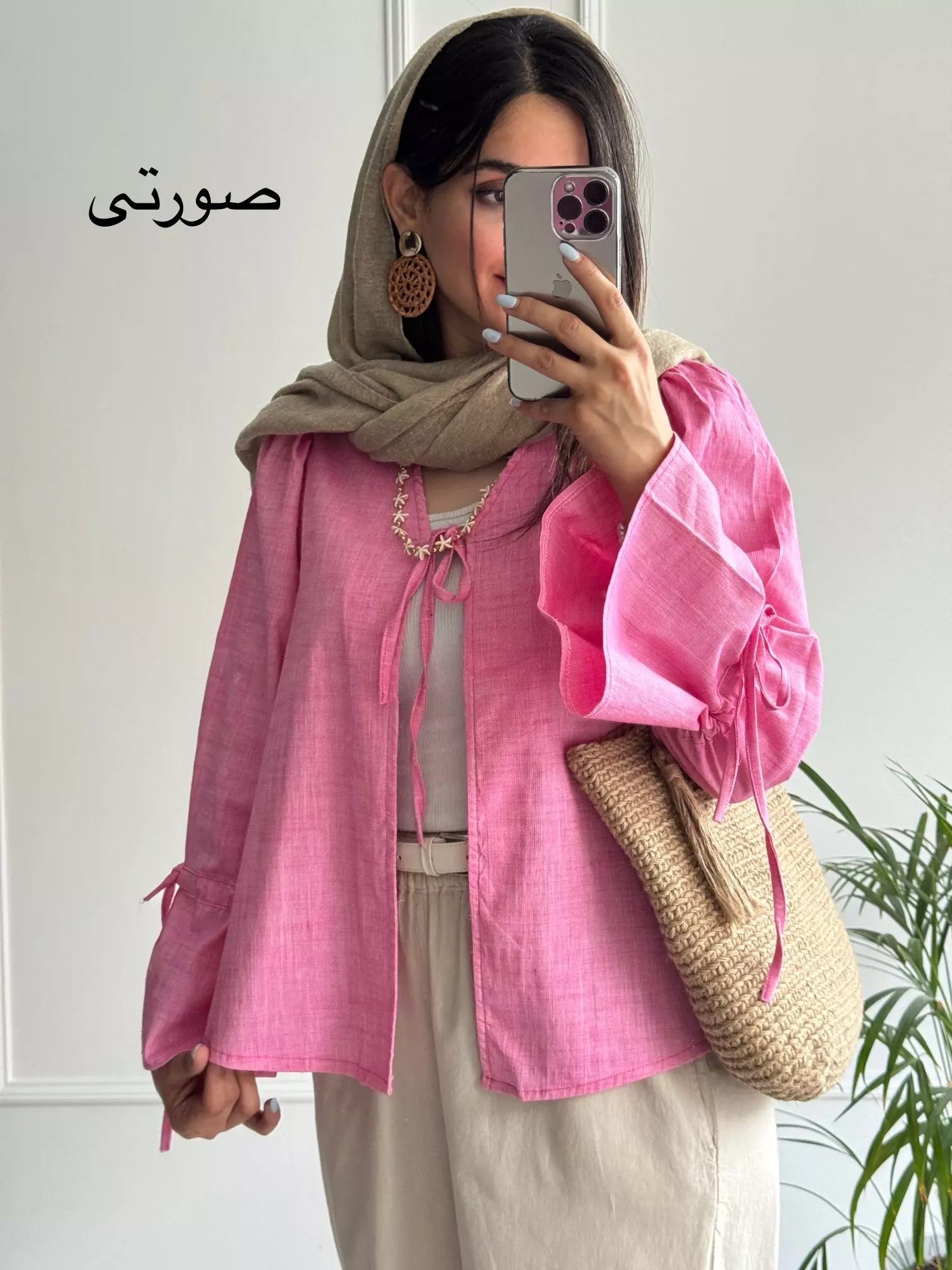 مانتو شومیزی لینن ژینا